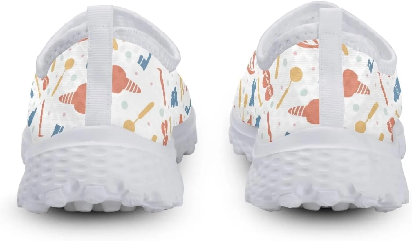 Women Slip on Trainers Breathable Walking Work Shoes Casual Lightweight Running Sneakers