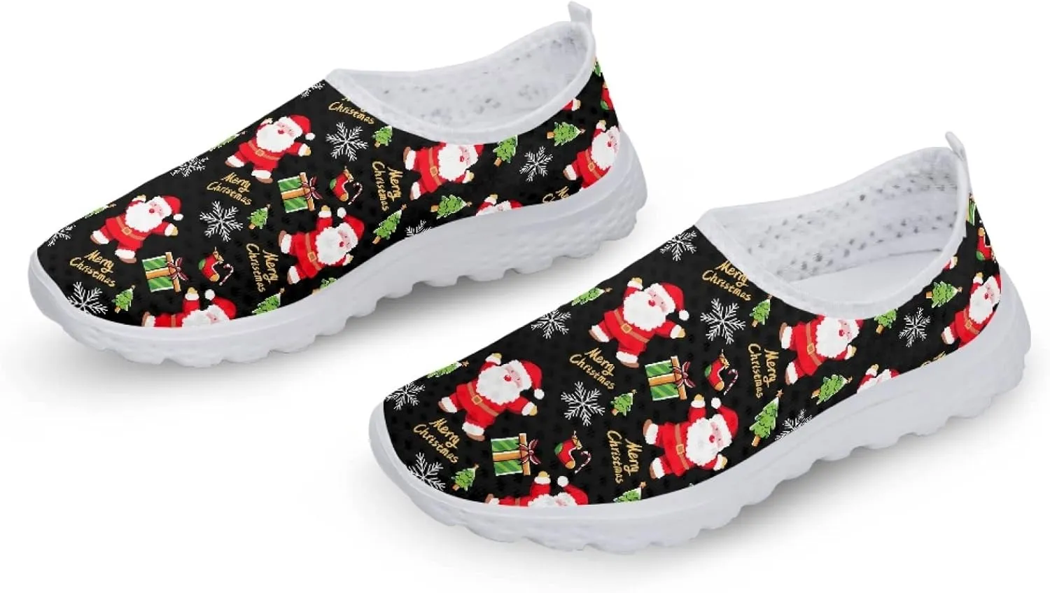 Women Slip on Trainers Breathable Walking Work Shoes Casual Lightweight Running Sneakers