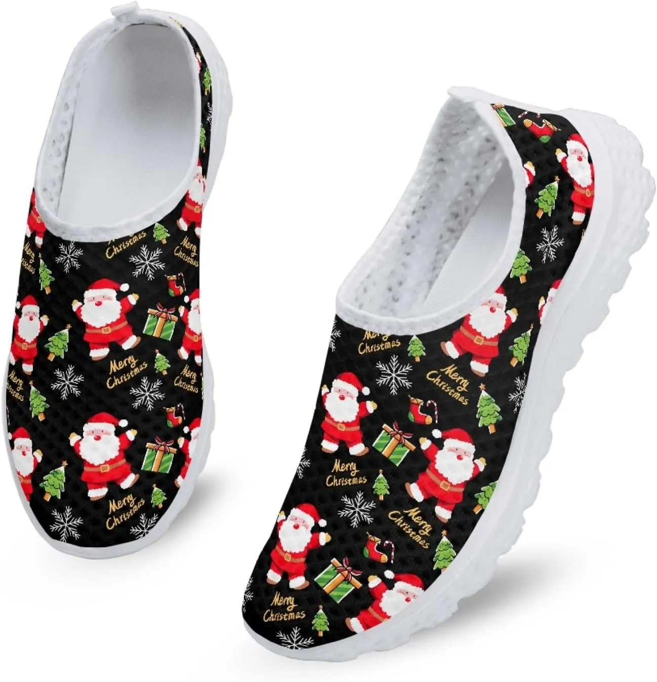 Women Slip on Trainers Breathable Walking Work Shoes Casual Lightweight Running Sneakers