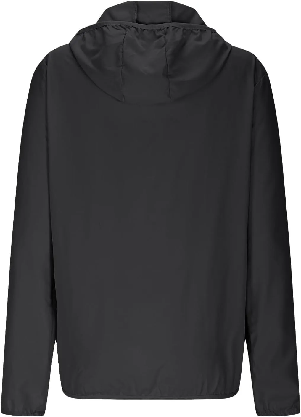 Women UPF50  Long Sleeve Shirts Plus Size Solid UV Protection Lightweight Sun Hoodie Hiking Workout Tops