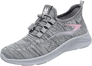 Womens Slip on Walking Shoes Comfort Lightweight Workout Casual Tennis Mesh Shoes Running Arch Support Sneakers