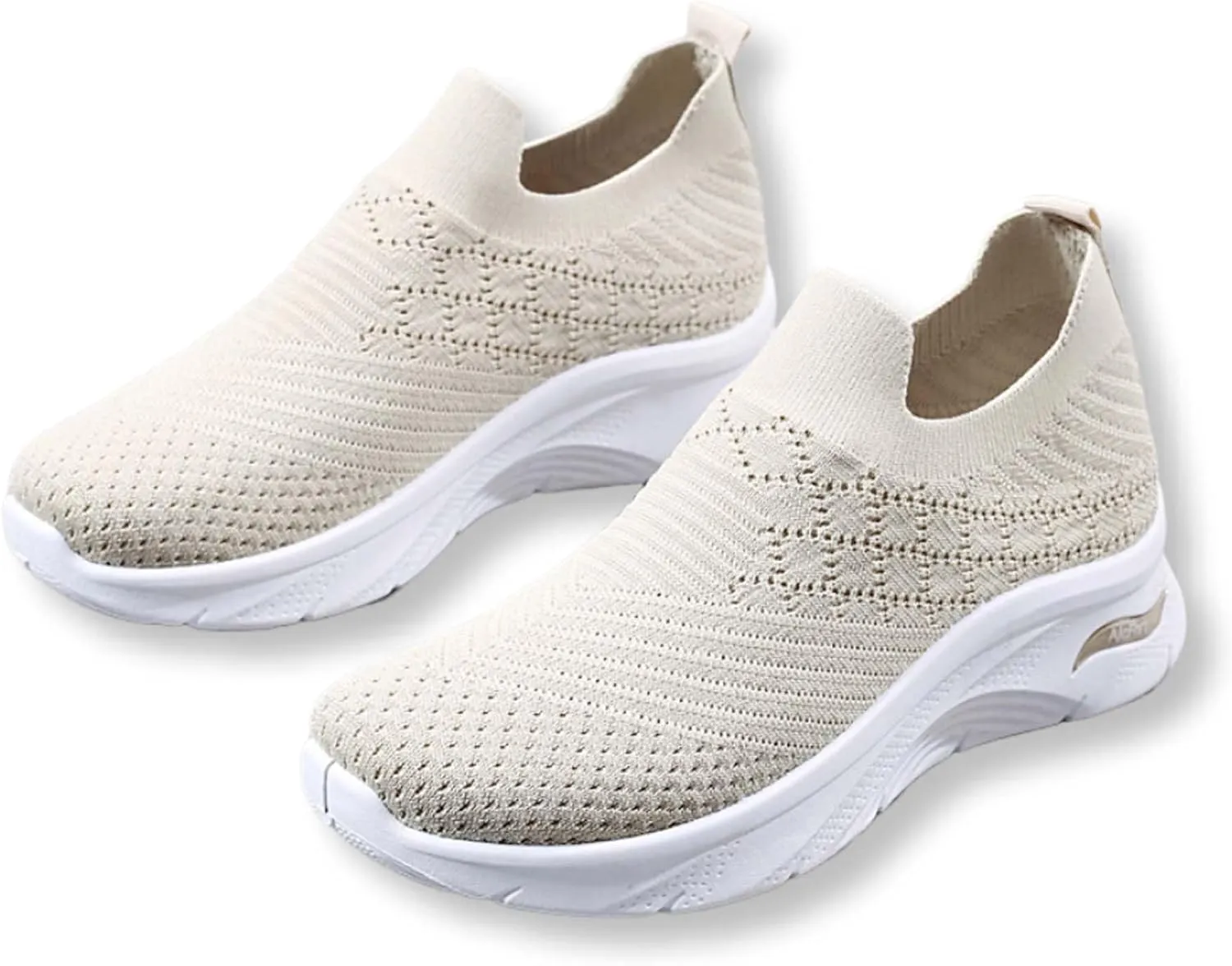 Women's Sports Shoes Breathable Soft Sole Non-Slip Wear-Resistant Running Slip on Tennis Lightweight Walking Sneakers