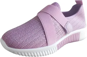 Womens Walking Shoes with Arch Support Soft Slip on Athletic Sneakers Comfortable Lightweight Orthopedic Sneakers